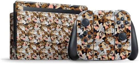 Skinit Decal Gaming Skin Compatible with Nintendo Switch Bundle - Officially Licensed Looney Tunes Taz Design in Saudi Arabia