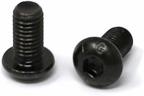 iexcell 450 Pcs M4 x 6/8/10/12/16/20/25/30/35/40 Alloy Steel 10.9 Grade Hex Socket Button Head Cap Screws Bolts Nuts Assortment Kit, Black Oxide Finish in Saudi Arabia