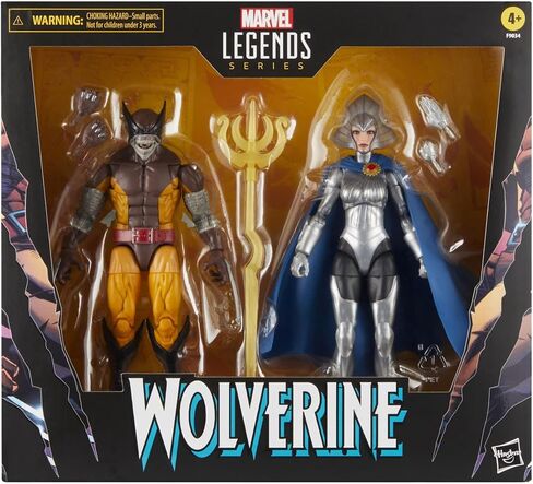 سلسلة Marvel Legends Wolverine وPsylocke، شخصية كاريكاتير للذكرى الخمسين قابلة للتجميع مقاس 6 بوصات، عبوة من قطعتين in Saudi Arabia