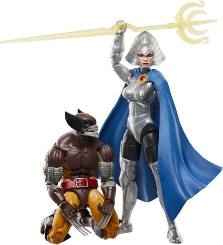 سلسلة Marvel Legends Wolverine وPsylocke، شخصية كاريكاتير للذكرى الخمسين قابلة للتجميع مقاس 6 بوصات، عبوة من قطعتين in Saudi Arabia