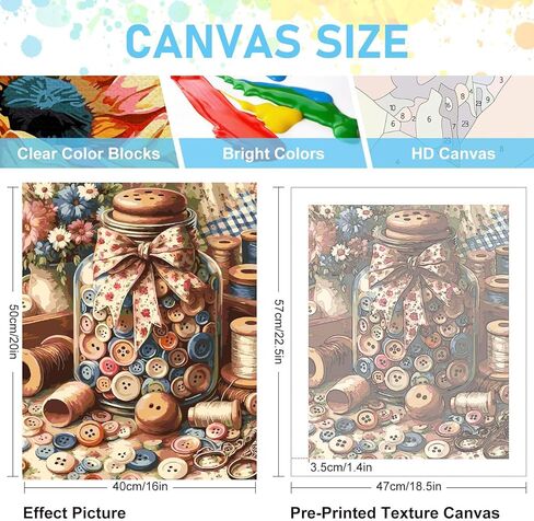 طلاء المناظر الطبيعية بالأرقام من Askqtx - طلاء الشلال بالأرقام للبالغين المبتدئين، طلاء بالألوان المائية من الأكريليك الجبلي حسب الرقم، لوحة زيتية DIY لهدايا ديكور الحائط المنزلي (16 × 20 بوصة). in Kuwait