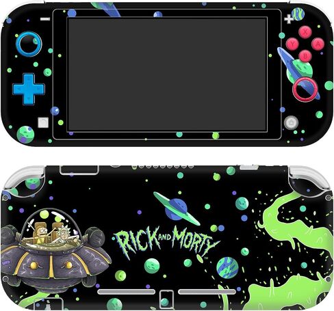 Head Case Designs Officially Licensed Rick And Morty The Space Cruiser Graphics Vinyl Sticker Gaming Skin Decal Cover Compatible With Nintendo Switch Lite in Saudi Arabia