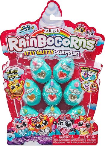 Rainbocorns - Itzy Glitzy Surprise Series 1 - 8 Pack, Teal (9220) in Kuwait