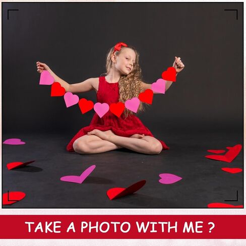 200 Pcs Cutout Hearts Paper Heart Cutouts Paper Hearts Red Valentine Construction Paper Heart Shaped Paper Cut Outs for Bulletin Board Classroom Valentine's Day Decor Cardboard Hearts for Crafts DIY in Saudi Arabia