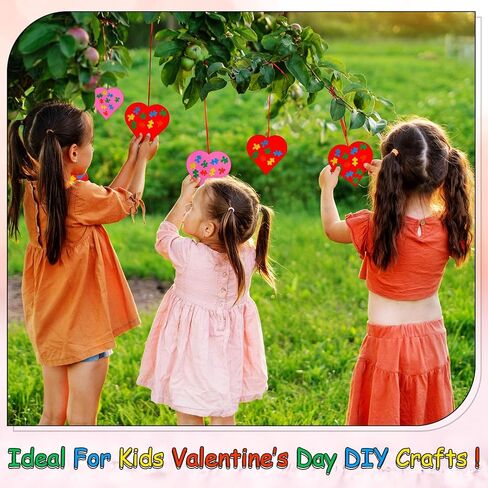200 Pcs Cutout Hearts Paper Heart Cutouts Paper Hearts Red Valentine Construction Paper Heart Shaped Paper Cut Outs for Bulletin Board Classroom Valentine's Day Decor Cardboard Hearts for Crafts DIY in Saudi Arabia