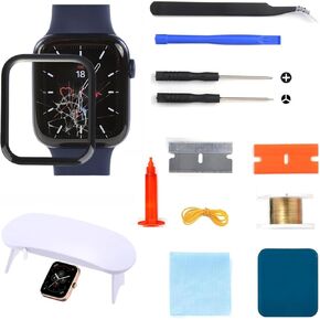 بالنسبة لمجموعة Apple Watch Screen البديلة ، العدسة الزجاجية الخارجية الأمامية 40 مم ، متوافقة مع Apple Watch Series 4/5/6/SE A1977 ، A1978 ، A2091 ، A2092 ، A2291 ، A2292 ، A2351 ، A2352 (لا يوجد LCD & Touch Decietizer)