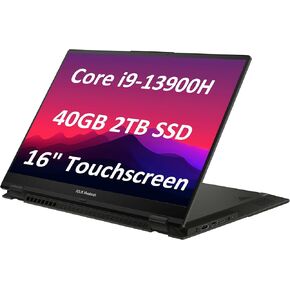 ASUS Vivobook S 16 Flip 2-in-1 Laptop (16" FHD+ Touchscreen, Intel 14-Core i9-13900H, 40GB RAM, 2TB SSD) Backlit Keyboard, 1080p IR Webcam, Win 11 Pro w/Copilot (Renewed)