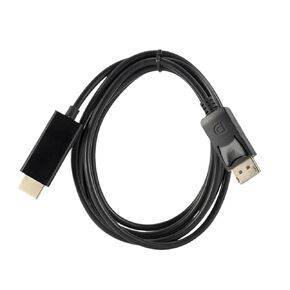 DisplayPort to HDMI-Compatible Cable 1.8M 1080P Display Port DP to HDMI-Compatible Cable for Connecting to Projectors(White)