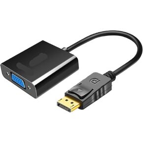 DUPILINK Displayport DP to HDMI-Compatible DVI Adapter 1080P Display Port Cable Converter for PC Projector(DP to DVI)
