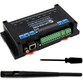Waveshare Industrial 8-Channel ESP32-S3 WiFi Relay Module, Onboard Isolated CAN Interface, Built-in Xtensa 32-bit LX7 Dual-core Processor, Up to 240MHz, with Multiple Isolation Protection Circuits