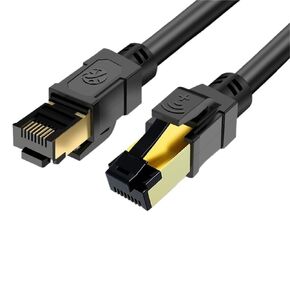 1pcs Industrial POE RJ45 Ethernet Cable,Flexible SFTP CAT5E Cable Ethernet,Waterproof Network Cable for Cable(A-2 Cat5e,0.3meters)