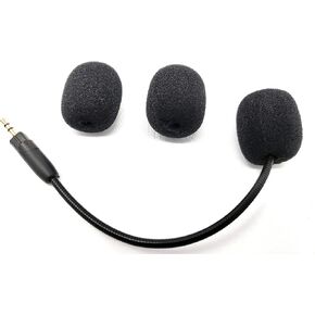 TNE Replacement Game Mic 2.5mm Microphone Boom for Turtle Beach Ear Force PX4 PX5 PX51 XP300 XP400 XP500 XP510 X4 X41 X42 500X Xbox 360 PS3 Nintendo Computer PC Gaming Headsets