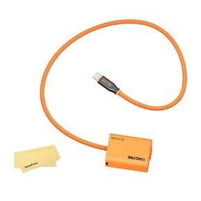 Zgcine PD-FW50 USB-C إلى NP-FW50 كابل البطارية الوهمية 60 سم/1.97 قدم-سلك إمدادات الطاقة لـ Sony A7/ZV-E10/A6000/A6300/A6400/A6500/A7II/A7RII/A7SII