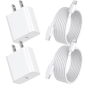 [Apple MFi Certified] Fast iPhone Charger 10FT,Extra Long Charge Fast Charging 2Pack 20W USB C Charge Block Plug 10Foot Lightning Cable Cord for Apple iPhone 14/Pro/Pro Max/Plus/13/12/11/XS/XR/X