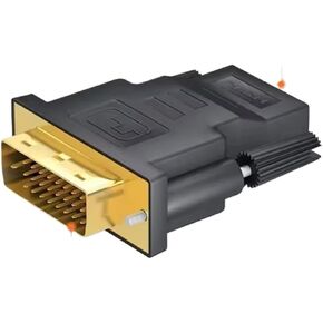 DVI to HDMI-Compatible Cable 1080P Adapter DVI Male to Female Bi-Directional Connector Converter for P>S#3 Projector TV Box