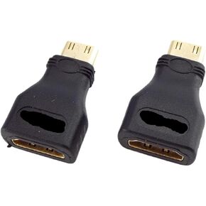 HDMI-Compatible Converter Male to Standard Extension Cable Adapter Female to Male Convertor Plated 1080P 1/2/5pcs(5pcs)