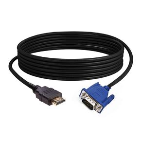 1.8m HDMI-Compatible to 15Pin Cable 1080P Video Adapter Male to Male Cord for HDTV Projector Displayer PC Conventor(1.8m)