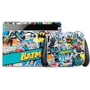 Skinit Decal Gaming Skin Compatible with Nintendo Switch OLED (2021) - Officially Licensed DC Comics Batman Classic Art Design