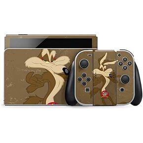 Skinit Skinit Gaming Gaming Skin متوافق مع Nintendo Switch OLED (2021) - Looney Tunes Road Runner Wile E Coyote Design