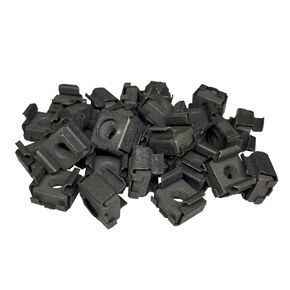 RackGold® M5 Black Snap Cage Nuts 25 Pack - USA Made