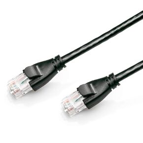 Amazon Basics RJ45 Cat-6 Ethernet Patch Cable - 25 feet (7.6 Meters), Black, Bulk 40-Pack
