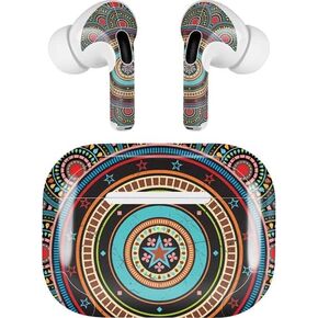 Skinit Decal Audio Skin Compatible with Apple AirPods Pro (2rd Gen, 2022) - Skinit Originally Designed Infinite Circle Colored Design