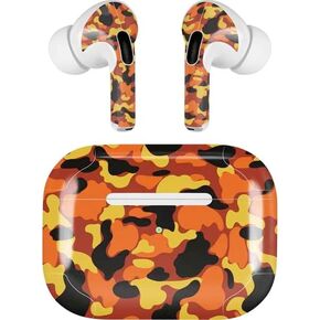 Skinit Decal Audio Skin Compatible with Apple AirPods Pro (2rd Gen, 2022) - Skinit Originally Designed Orange Camo Design