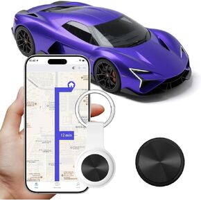 No Subscription Mini GPS Tracker For Vehicles Waterproof Hangable Hidden Tracker Vehicle GPS super long battery life Real-time location of vehicle/elderly/children/pets/luggage No need SIM card