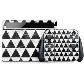 Skinit Decal Gaming Skin Compatible with Nintendo Switch OLED (2021) - Crystal Black Design