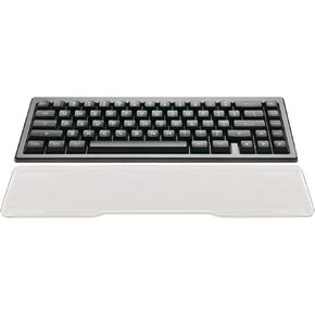 Acrylic Keyboard Wrist Rest Frosted Acrylic Palm Rest with Anti-Slip Base, Wrist Pad for Laptop, Desktop Computer, Office & Home - Rock Solid Keyboard Wrist Rest (for 68 Keys)