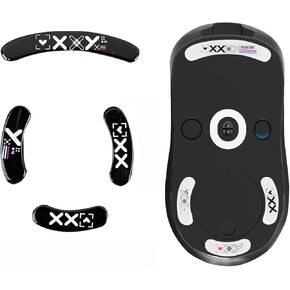 MOSHOU Mouse Feet Skates Fit with Logitech G Pro Wireless Gaming Mouse, High Profomance Polished Flawless Glass Mouse Feet, Super Smooth and Durable Gaming Master's Choice