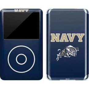 Skinit Decal MP3 Player Skin Compatible with iPod Classic (6th Gen) 80GB - Officially Licensed College Navy Design