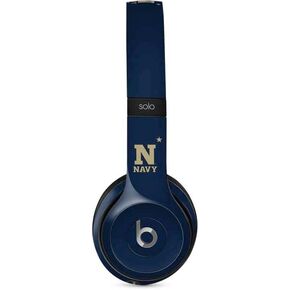 Skinit Decal Audio Skin Compatible with Beats Solo 2 Wired - Officially Licensed College United States Naval Academy Design