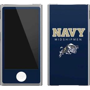 Skinit Decal MP3 Player Skin Compatible with iPod Nano (7th Gen&2012) - Officially Licensed College Navy Midshipmen Design