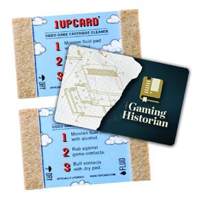 1UPcard Video Game Cartridge Cleaning Cards | Gaming Historian 3-Pack