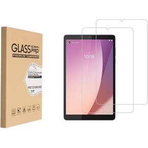 Screen Protector for Lenovo Tab M8 (8 inch), Tempered Glass Protective Film HD Case Friendly Easy Installation Anti Scratch Bubble Free，9H Hardness（2 Pack）