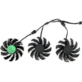 75mm T128010SU PLD08010S12HH Gaming Graphics Card Cooling Fan(Black 1-Fan T12)