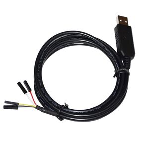 Industrial FT232RL USB UART TTL 5V 3V3 to 4PIN DEBUG Dupont Jumper Download Cable TTL-232R-5V TTL-232R-3V3 VCC GND TXD RXD(3.6m,TTL 5V)