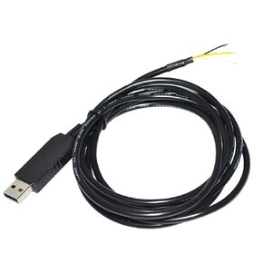 FT232RL USB to UART TTL 3.3V 5V 3 CORE 3PIN WE Wire END Open Cable Compatible TTL-232R-3V3-WE TTL-232R-5V-WE GND TXD RXD(3.6m,TTL 3.3V)