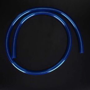 Computer Water Cooling Ultra Soft PVC Pipe Transparent Tube for PC Cooling System, AntiAging for Gamers and DIY Enthusiasts - 1m, Transparent (Black) (Blue) (White) (Green)