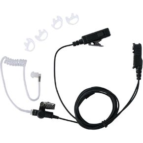 Walkie Talkie Eeapiece Headset PTT Mic Compatible with Motorola XPR3300e XPR3500 XPR3500e XPR3000 XPR3300 2 Way Radio with 2 Wire Surveillance Security Acoustic Tube