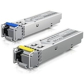 UACC-OM-SM-1G-S-2 Bidirectional Single-Mode Optical Fiber Transceiver Module, 1 Gbps, 2-Pack