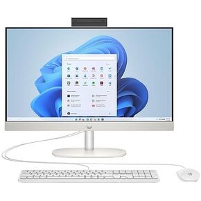 HP 24-cr 24" FHD All-in-One Desktop PC, Intel Core Ultra 5 125U, 8GB RAM, 512 GB SSD, Intel Graphics, Windows 11 Home, 2024 (Renewed)