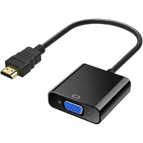 LccKaa 1080P HDMI-Compatible to Cable Converter HDMI-Compatible Male to Female Converter Adapter for Tablet PC TV(Black)