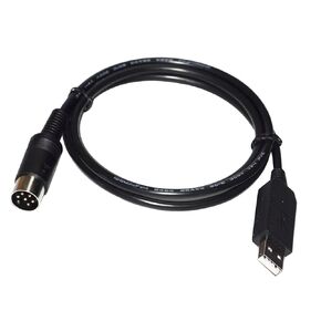 FT232RL USB to 6PIN DIN CAT Program Radio Cable for TS-450 TS-450S TS-680 TS-690 TS-790 TS-850 TS-940 TS-950 LD-150(3metres)