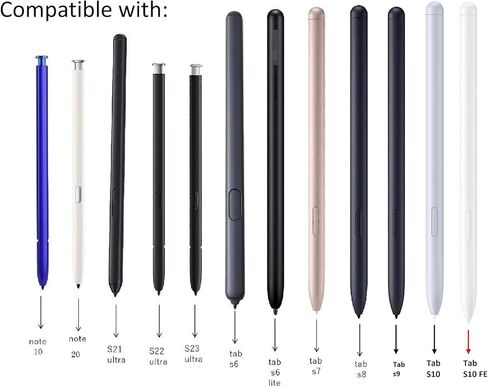 5 PCS Soft Tips OEM Tab S10 Pen Tips Replacement for Samsung Galaxy Tab S10/S10+ Plus/S10 Ultra Tablet All Verison Stylus S Pen Replacement Tips/Nibs+Tweezers (5*Soft Tips-White) in Kuwait