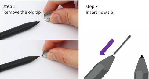 5 PCS Soft Tips OEM Tab S10 Pen Tips Replacement for Samsung Galaxy Tab S10/S10+ Plus/S10 Ultra Tablet All Verison Stylus S Pen Replacement Tips/Nibs+Tweezers (5*Soft Tips-White) in Kuwait