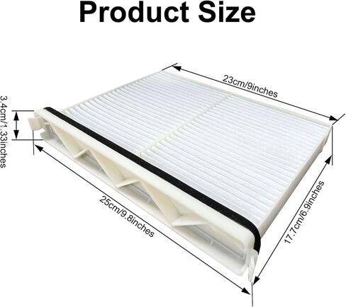JTCAF155-C1 Cabin Air Filter for Volvo S60 V60 XC60 2019-2023, S90 V90 CROSS COUNTRY 2017-2023, V90 2018-2021, XC90 2016-2023, V60 CROSS COUNTRY 2020-2023 Replacement for CAF1952C,CUK34003,C31372 in Kuwait