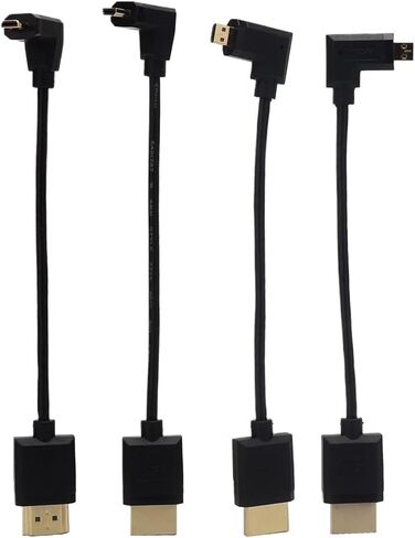 15 سم فائقة النحافة لأسفل الأيسر الأيمن م ؛ IC/RO HDMI متوافق مع HDMI-2.0 ذكر HDTV رقيقة 4K HD كاميرا SLR المحمولة (الزاوية اليسرى) in Kuwait
