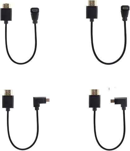 15 سم فائقة النحافة لأسفل الأيسر الأيمن م ؛ IC/RO HDMI متوافق مع HDMI-2.0 ذكر HDTV رقيقة 4K HD كاميرا SLR المحمولة (الزاوية اليسرى) in Kuwait